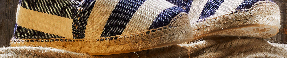 Men's espadrilles with stripes