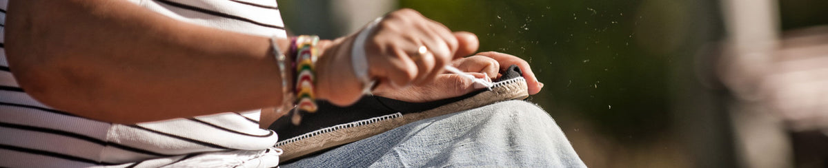 Women's flat classic espadrilles