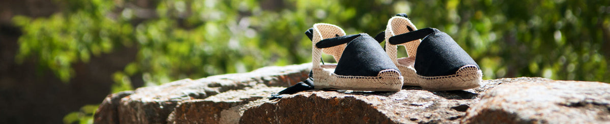 Women's low wedge espadrilles with ankle laces